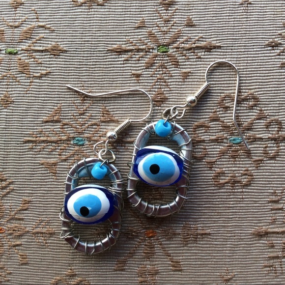 Bottle Top Earrings Handmade by me!